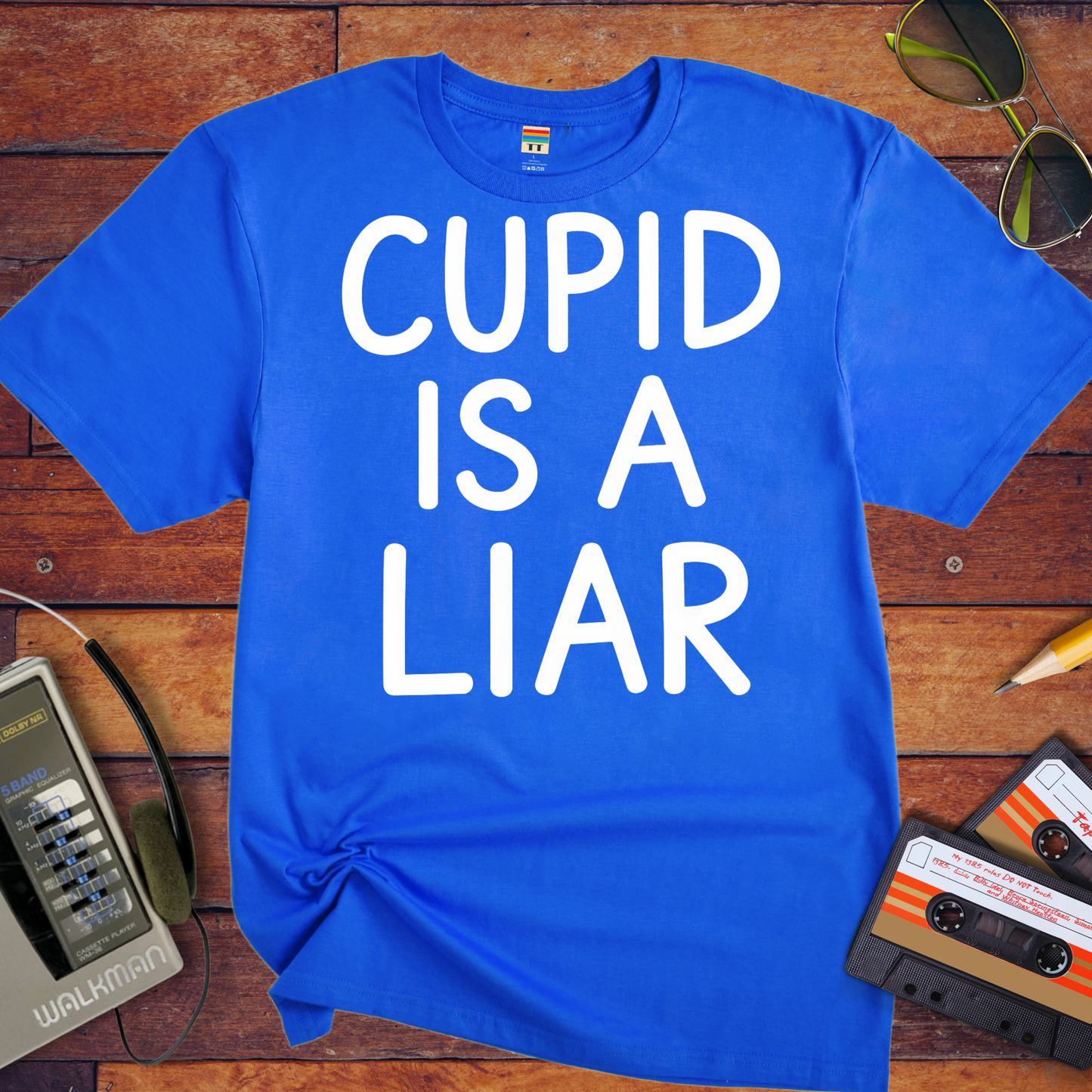'Cupid is a Liar' Funny T-Shirt