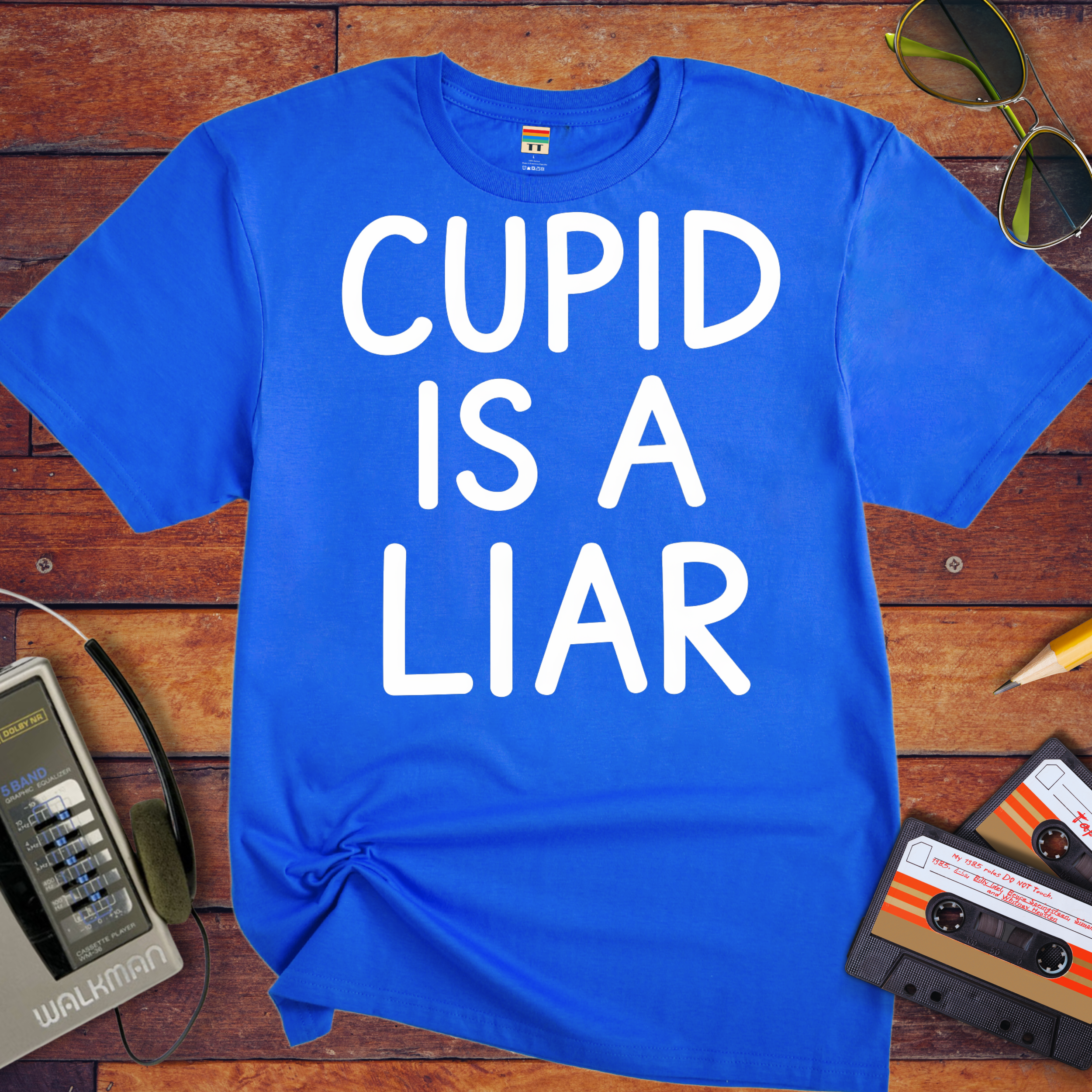 'Cupid is a Liar' Funny T-Shirt