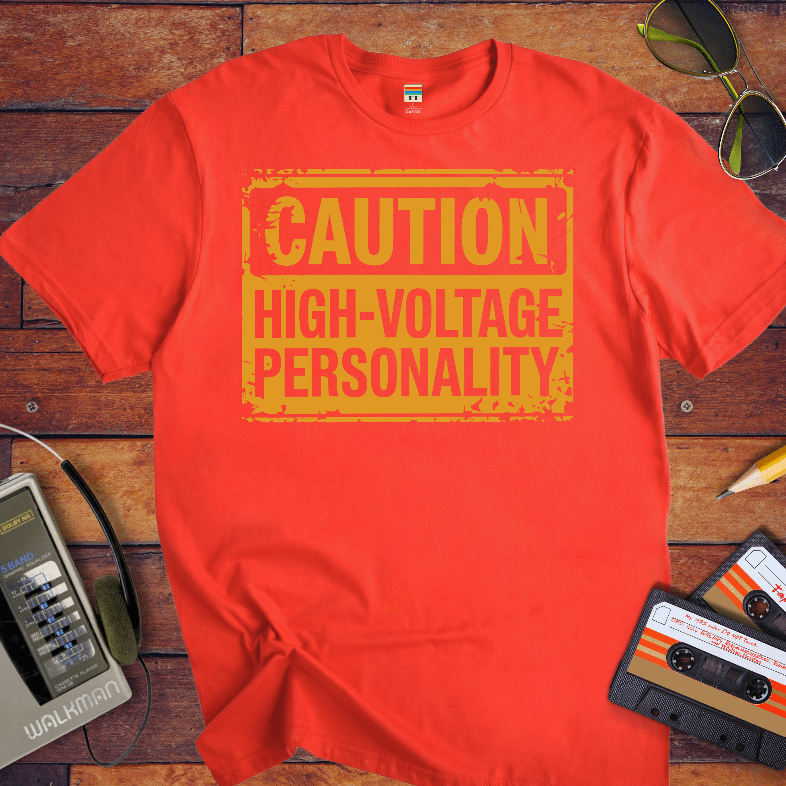 "Caution, highly volatile personality'" T-Shirt