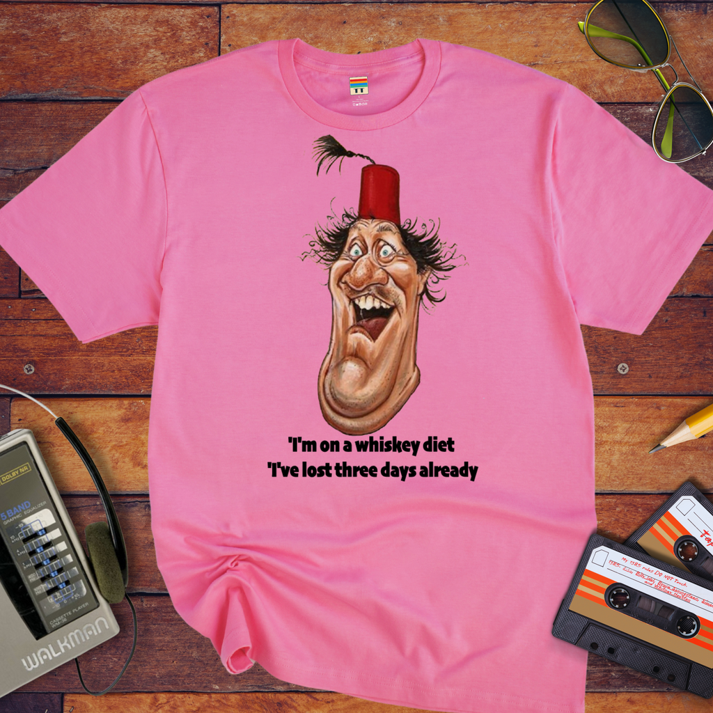 'I'm on a whiskey diet' Funny T-Shirt