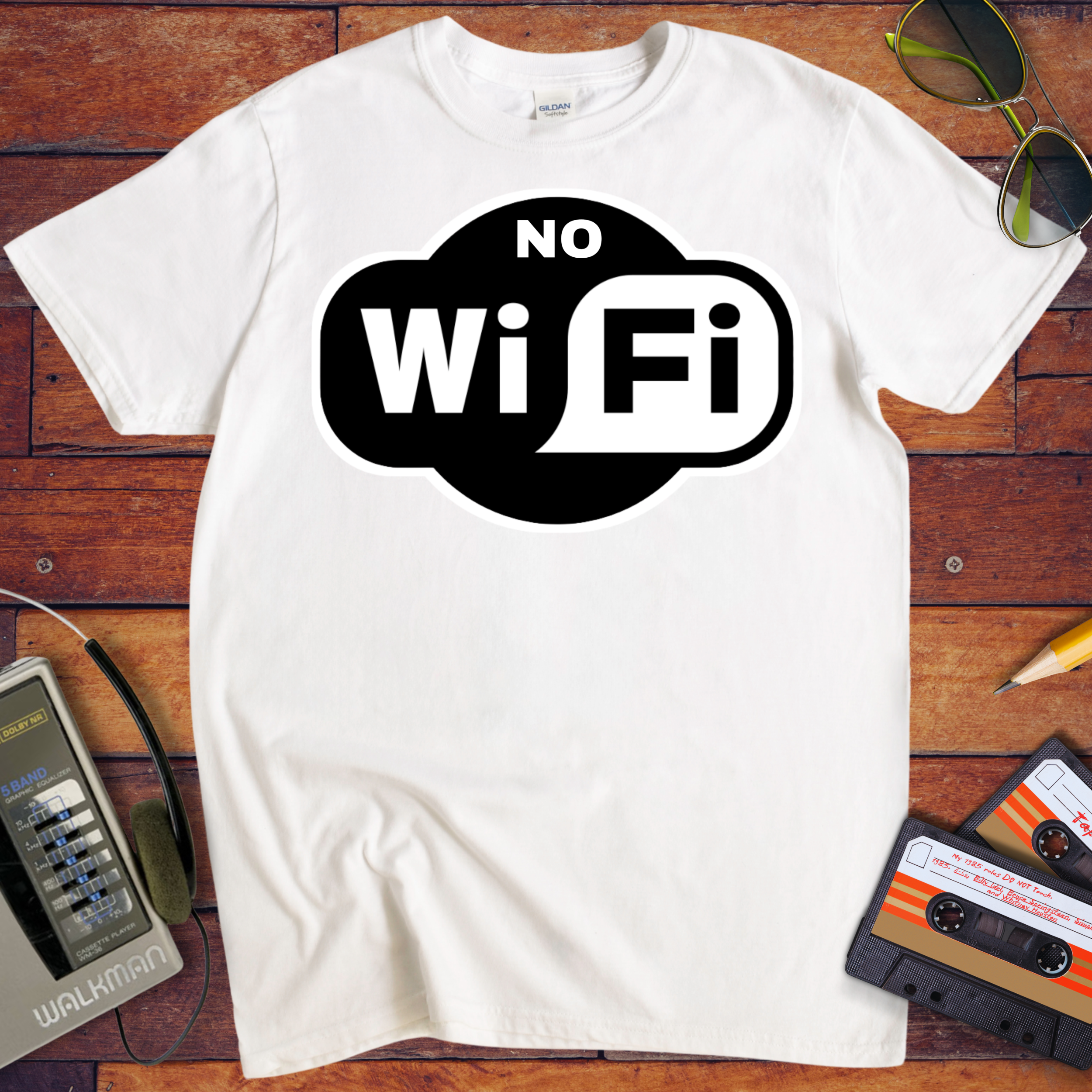 'No WiFi' Funny T-Shirt