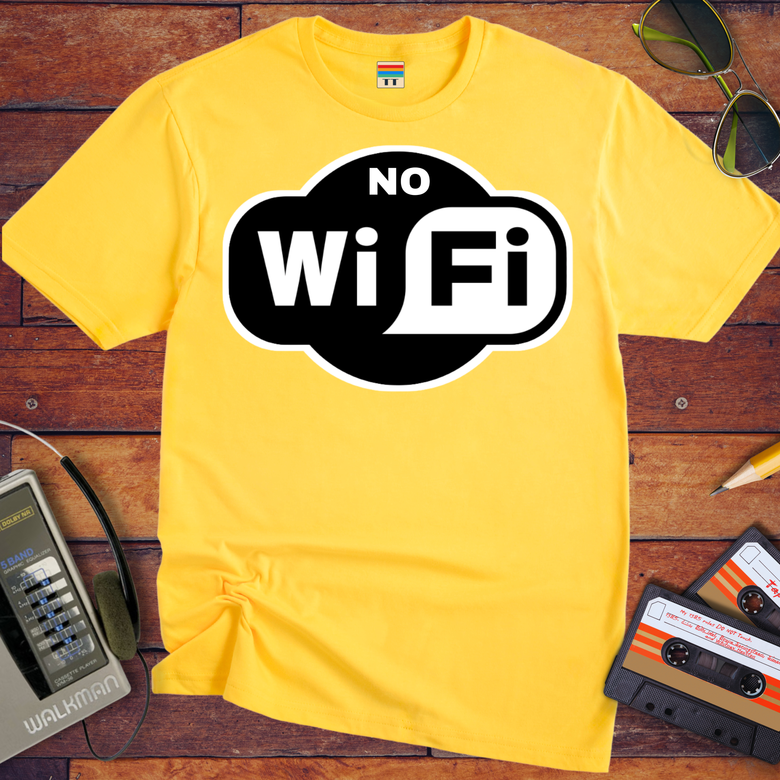 'No WiFi' Funny T-Shirt