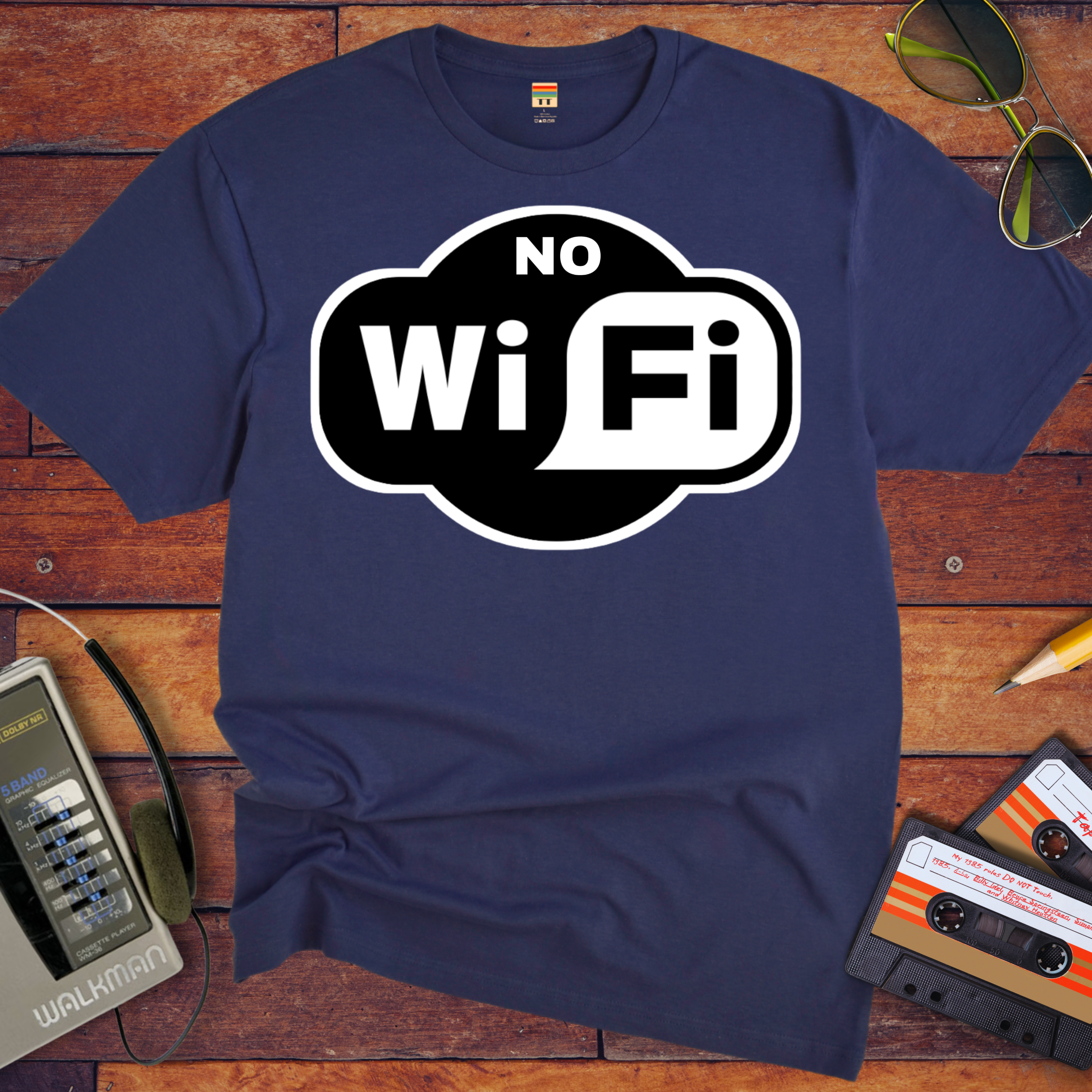 'No WiFi' Funny T-Shirt