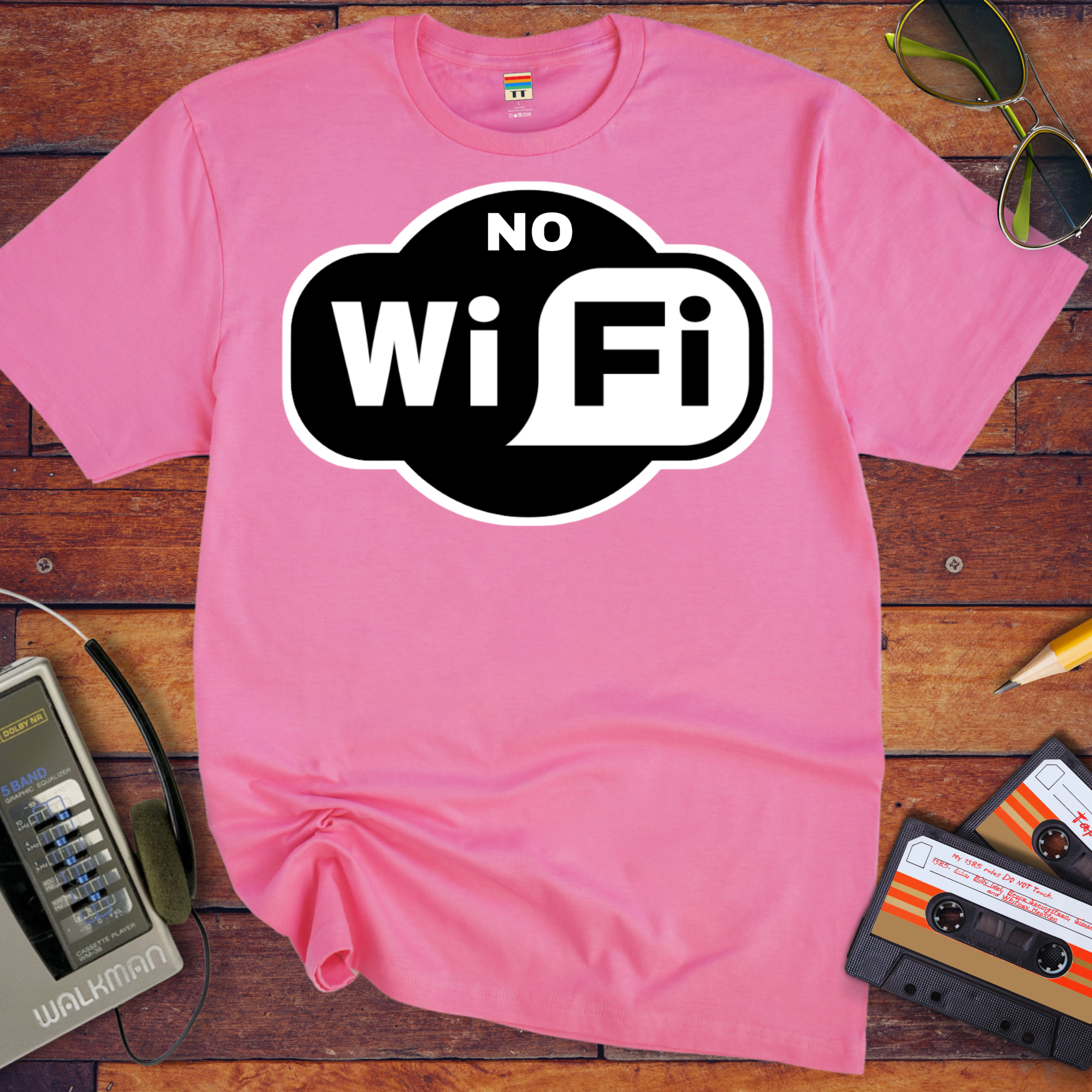 'No WiFi' Funny T-Shirt