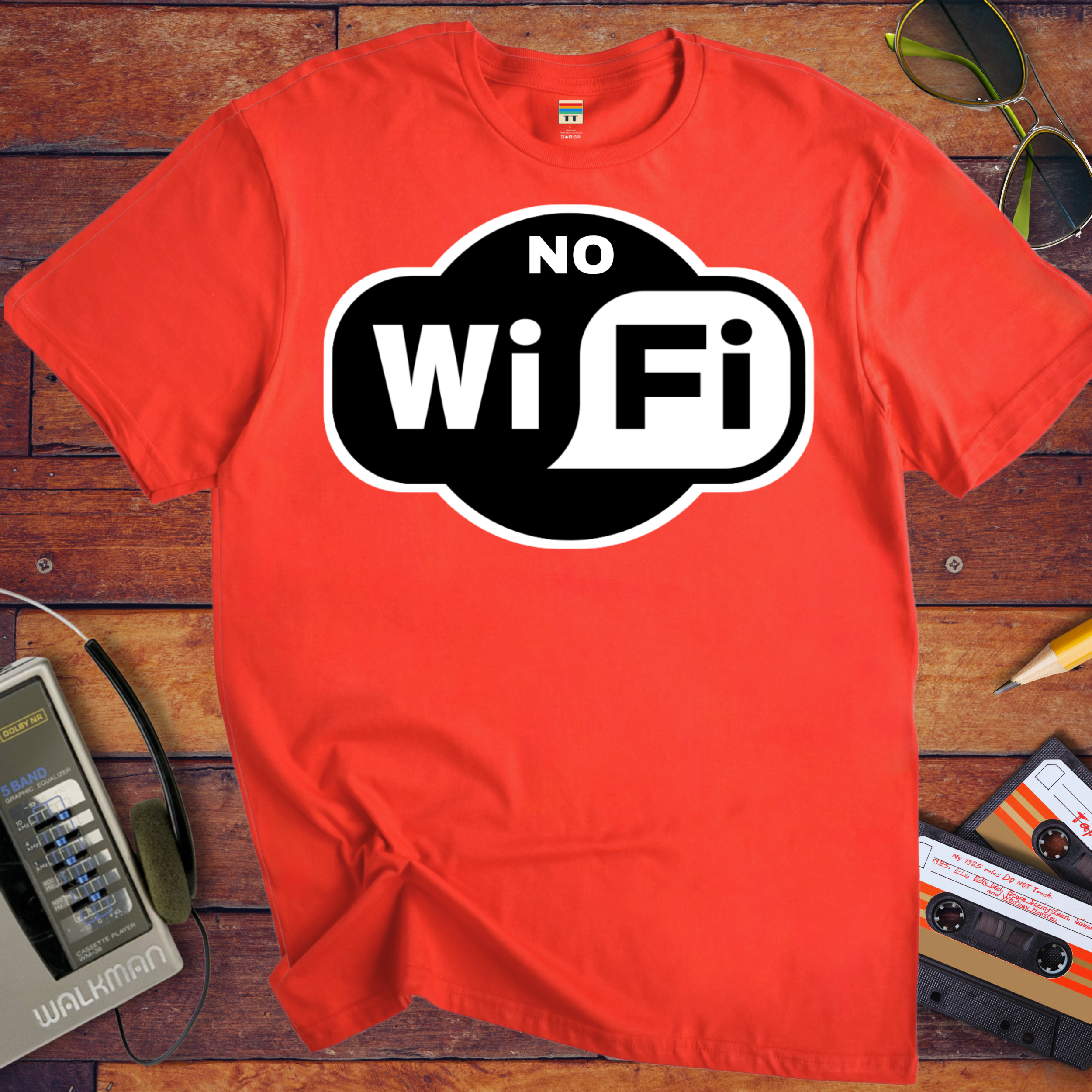 'No WiFi' Funny T-Shirt