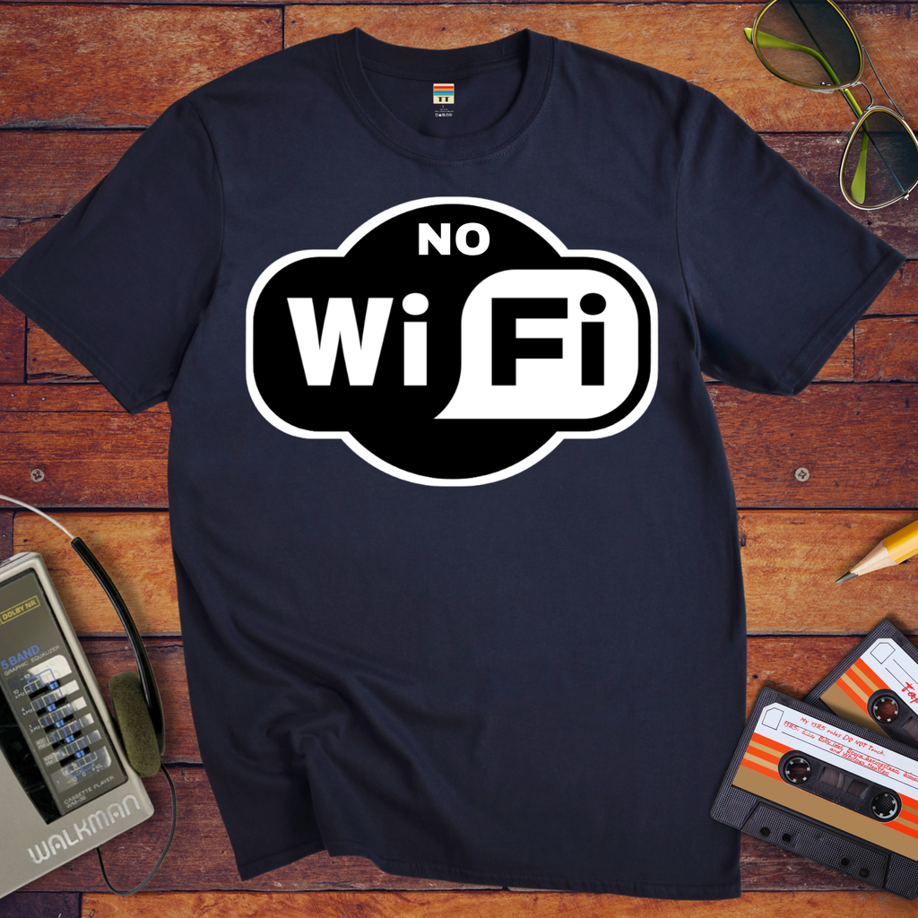 'No WiFi' Funny T-Shirt