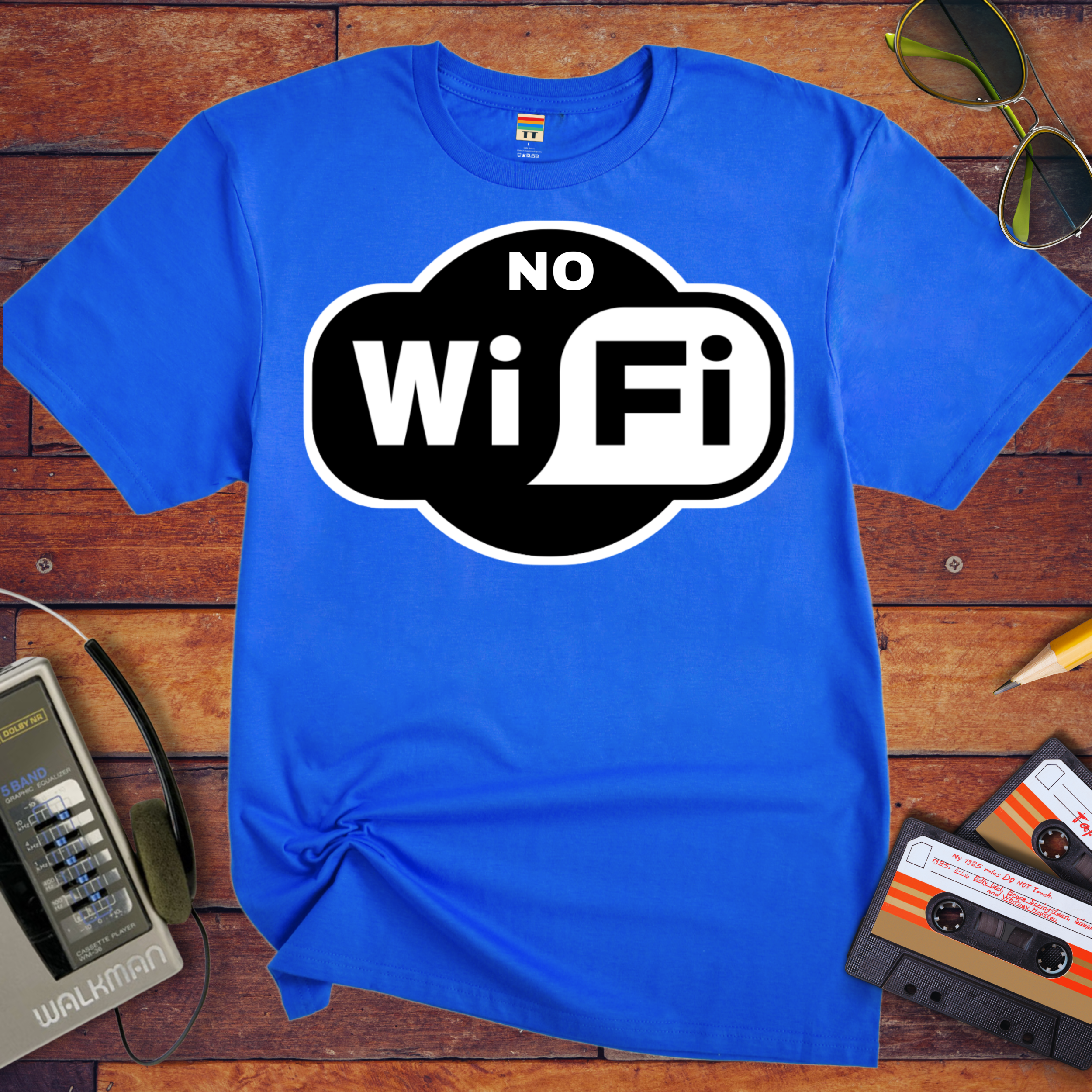 'No WiFi' Funny T-Shirt