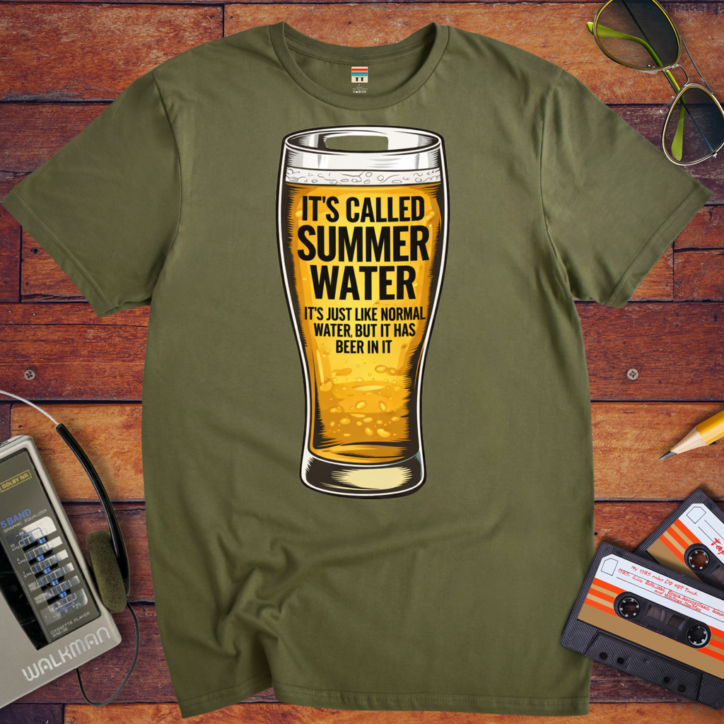 'Stiff Upper Lip, Wobbly Lower Back' Funny T-Shirt