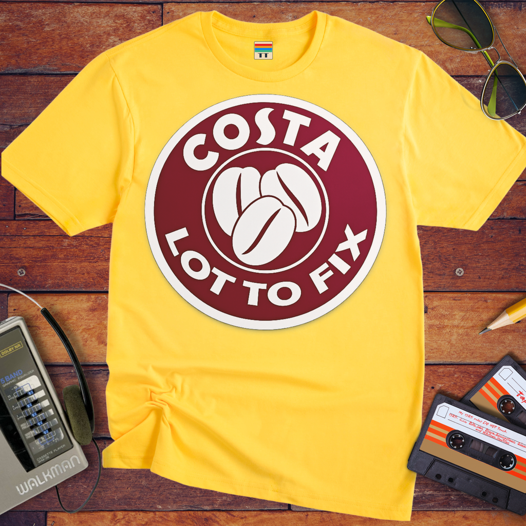 'Costa Lot To Fix' Funny T-Shirt