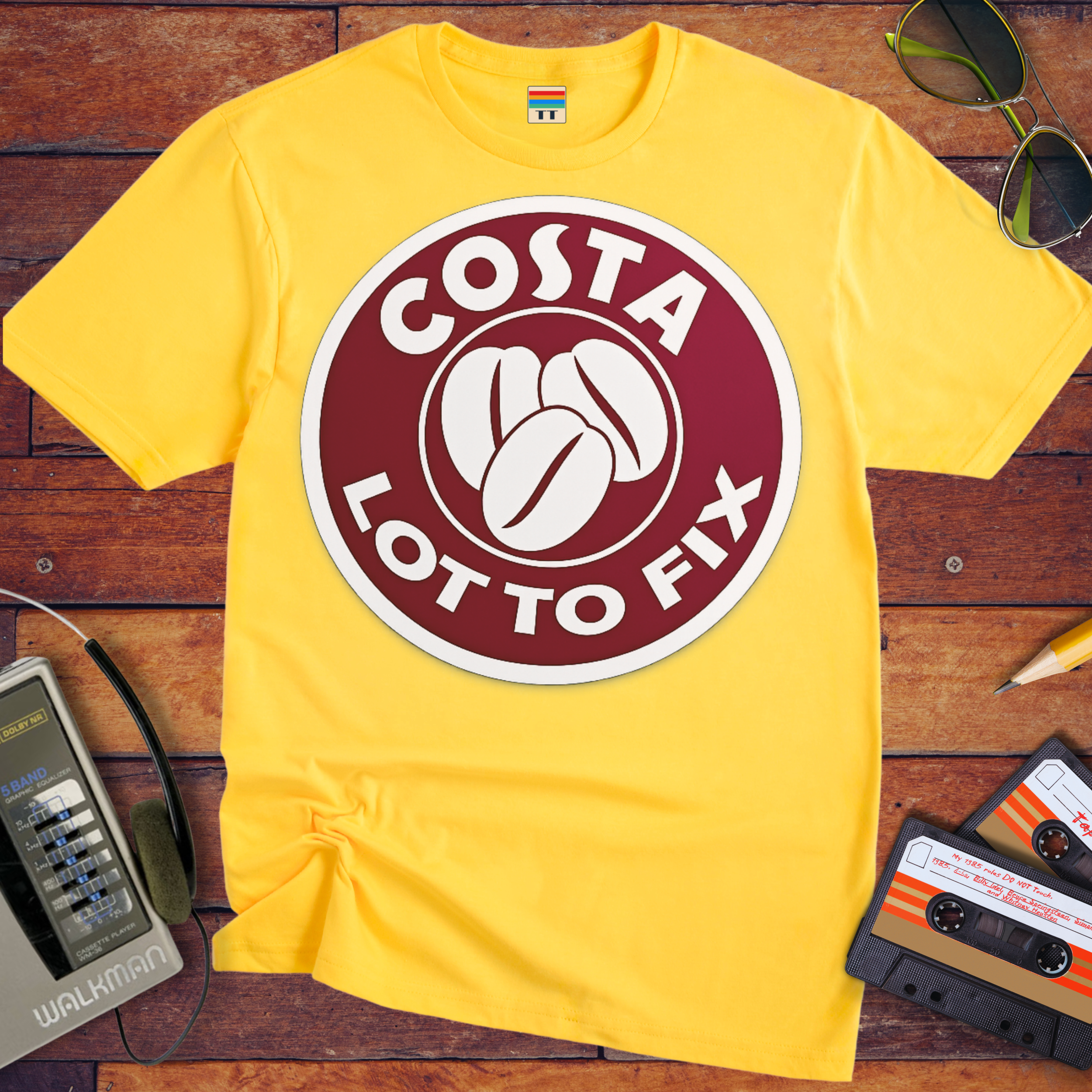 'Costa Lot To Fix' Funny T-Shirt