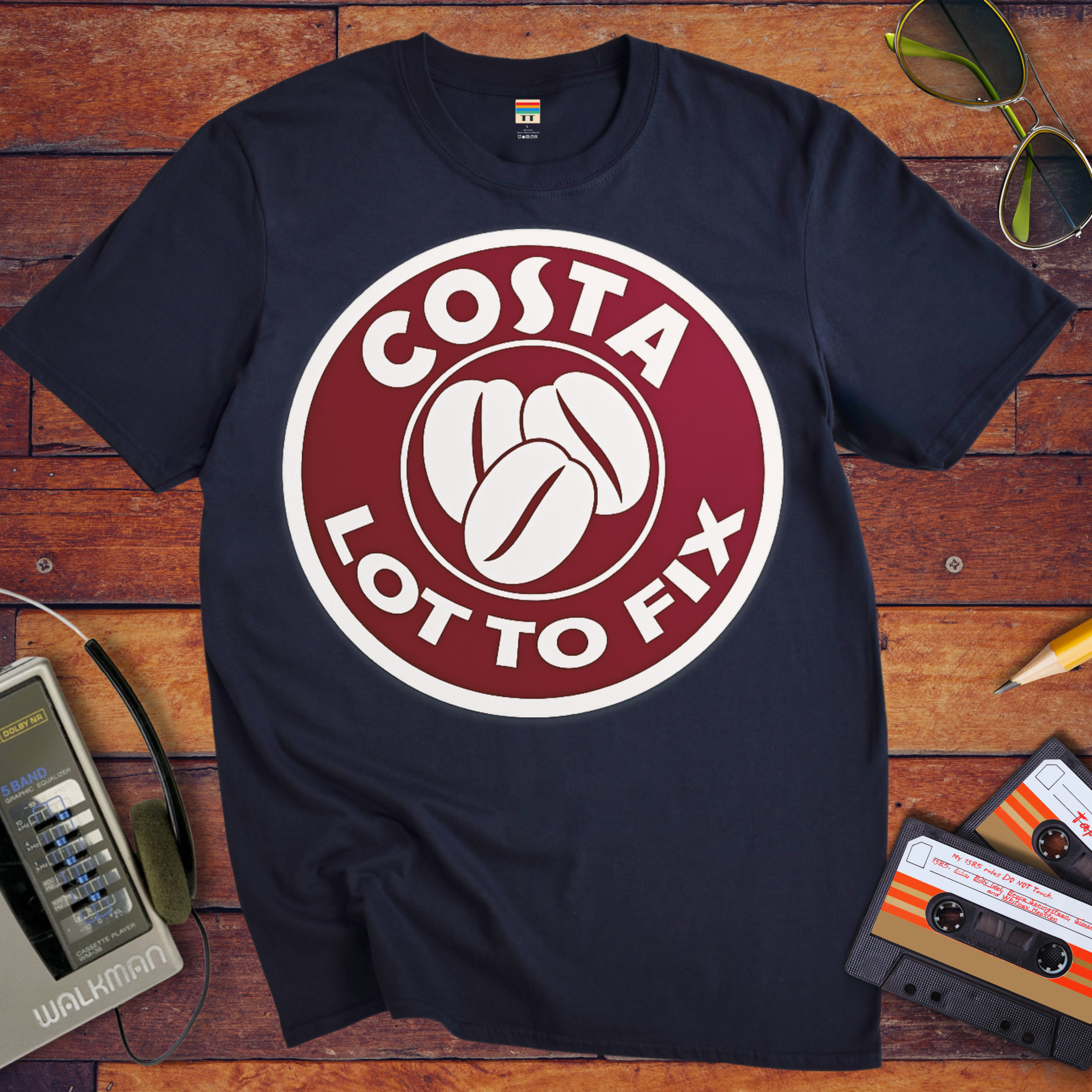 'Costa Lot To Fix' Funny T-Shirt
