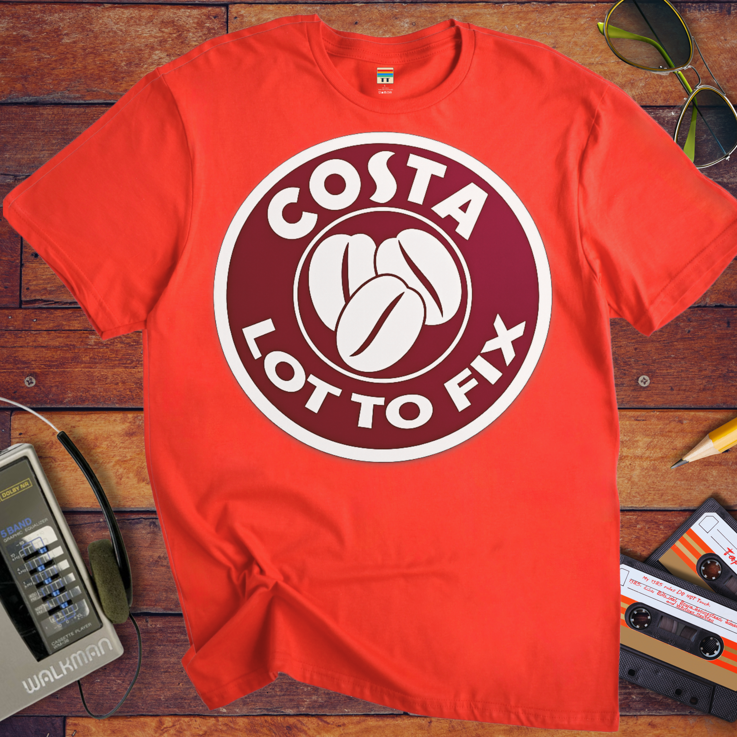 'Costa Lot To Fix' Funny T-Shirt