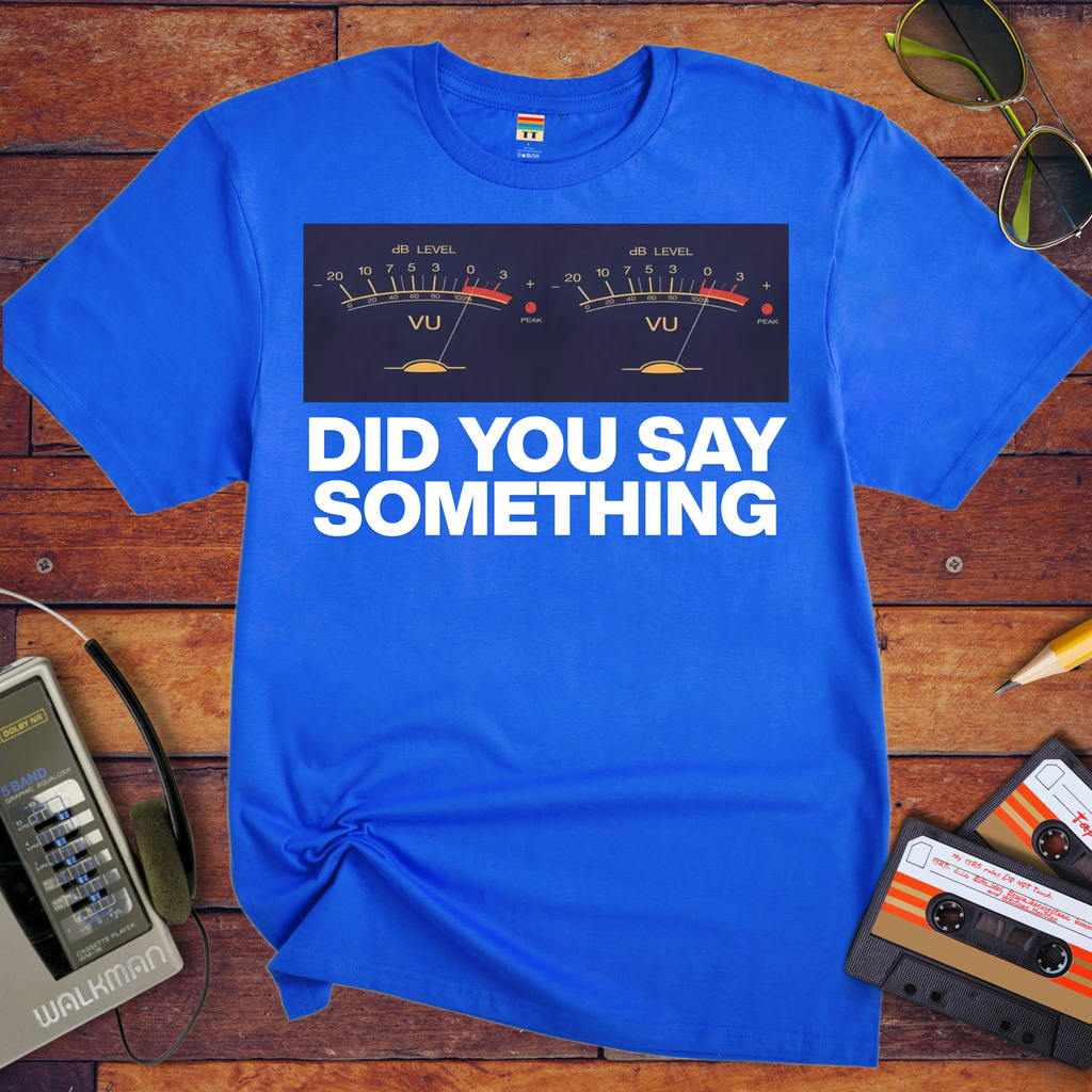 'Did You Say Something' Funny T-Shirt