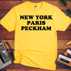 'New York Paris Peckham' Funny T-Shirt