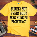 'SURELY NOT EVERYBODY WAS KUNG FU FIGHTING' T-Shirt