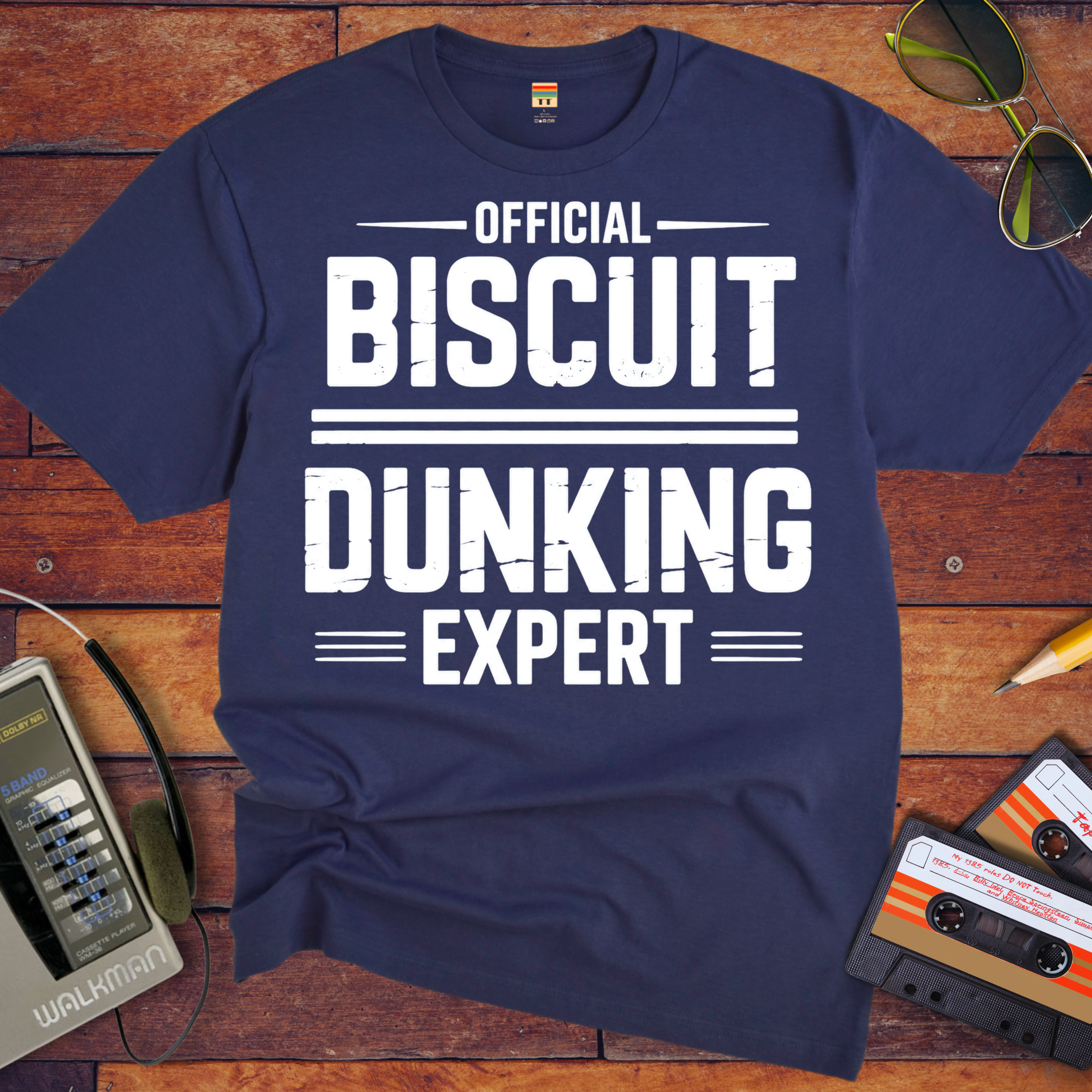 'Biscuit dunking expert' Funny T-Shirt