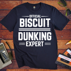 'Biscuit dunking expert' Funny T-Shirt
