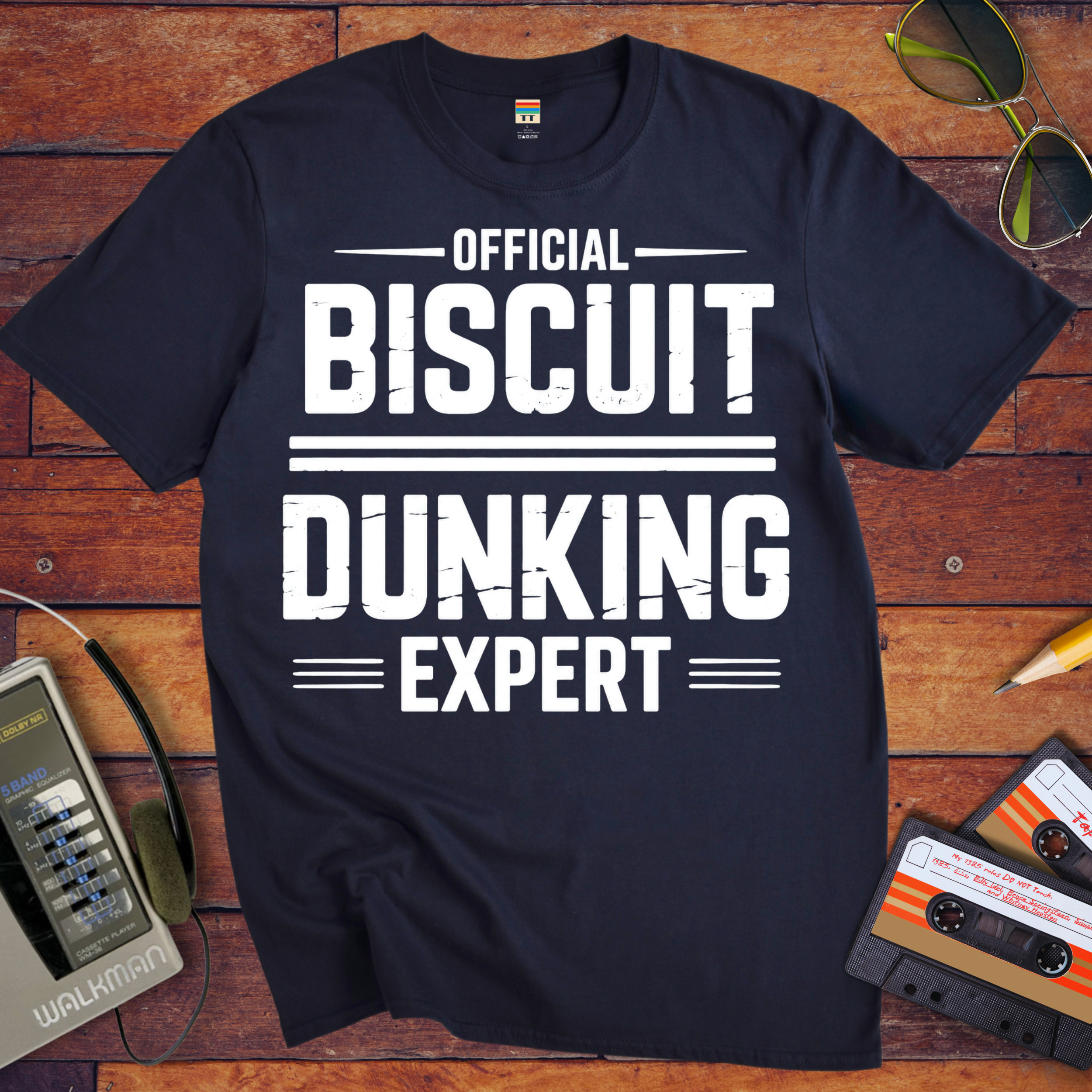 'Biscuit dunking expert' Funny T-Shirt