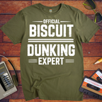 'Biscuit dunking expert' Funny T-Shirt