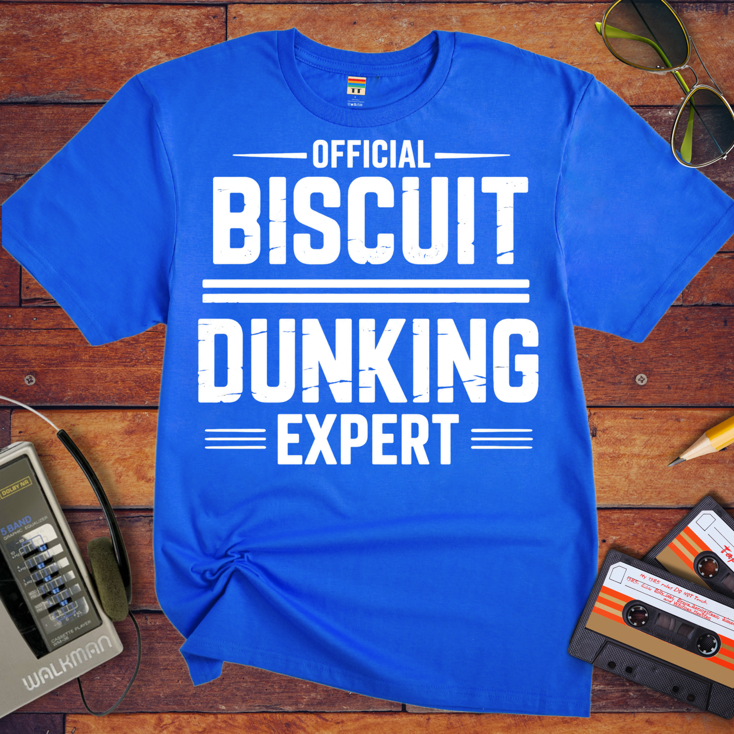 'Biscuit dunking expert' Funny T-Shirt