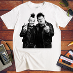 Laurel and Hardy  Punk 'V2' Funny T-Shirt