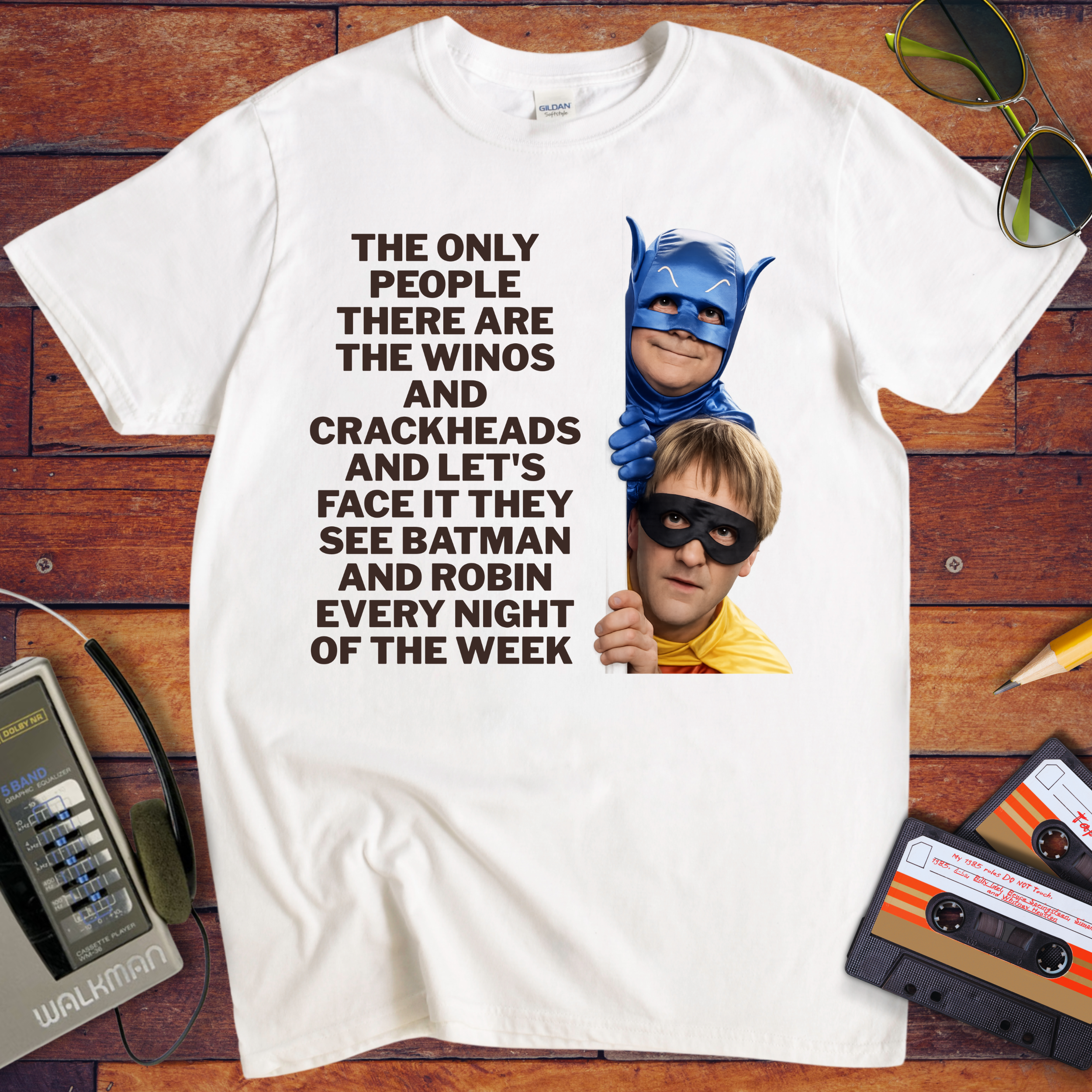 ' Batman & Robin Del boy & Rodney' Funny T-Shirt