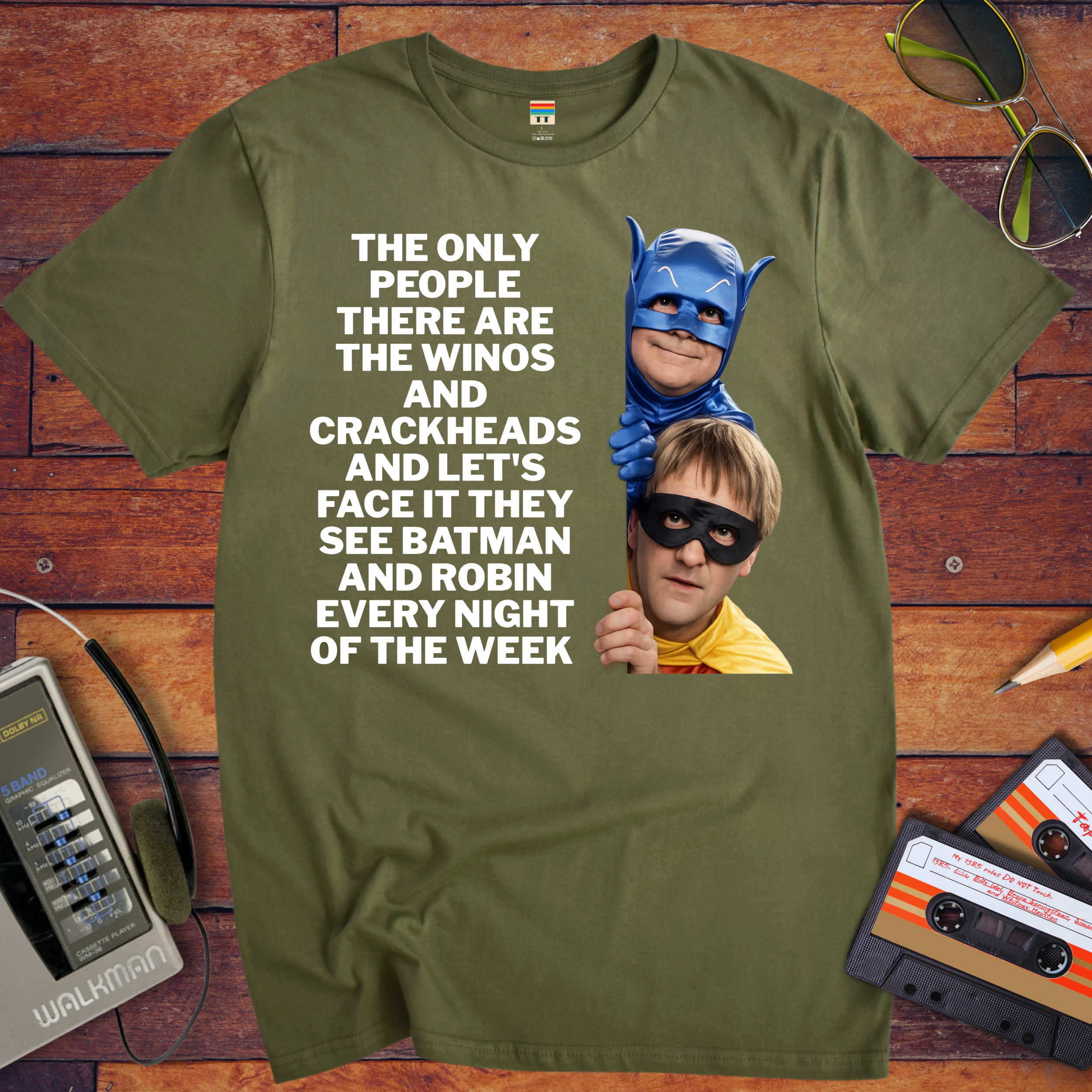 ' Batman & Robin Del boy & Rodney' Funny T-Shirt