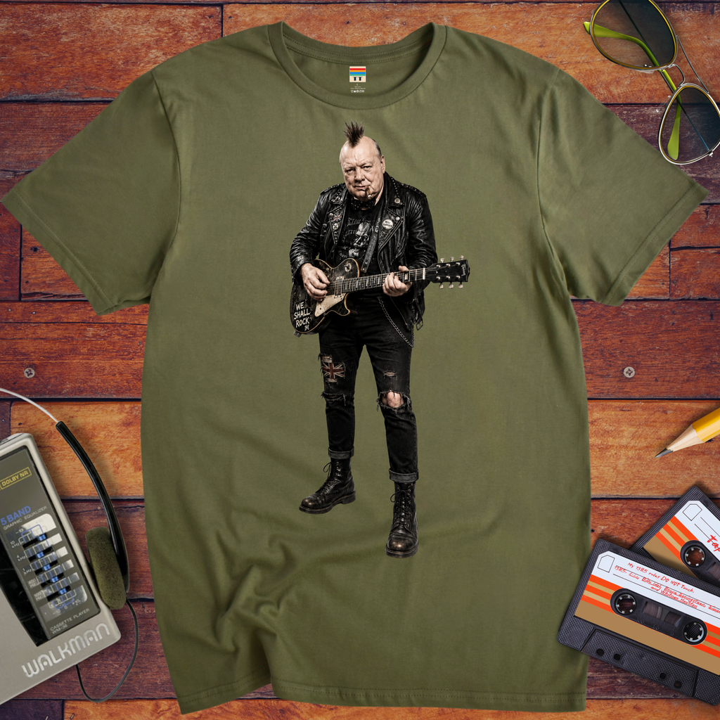 'Churchill Punk' Funny T-Shirt