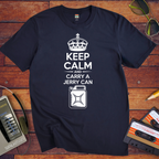 'Keep Calm and Carry a Jerry Can' Funny T-Shirt