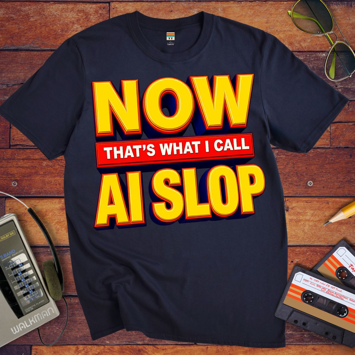 'Now that's what I call AI slop' Funny T-Shirt