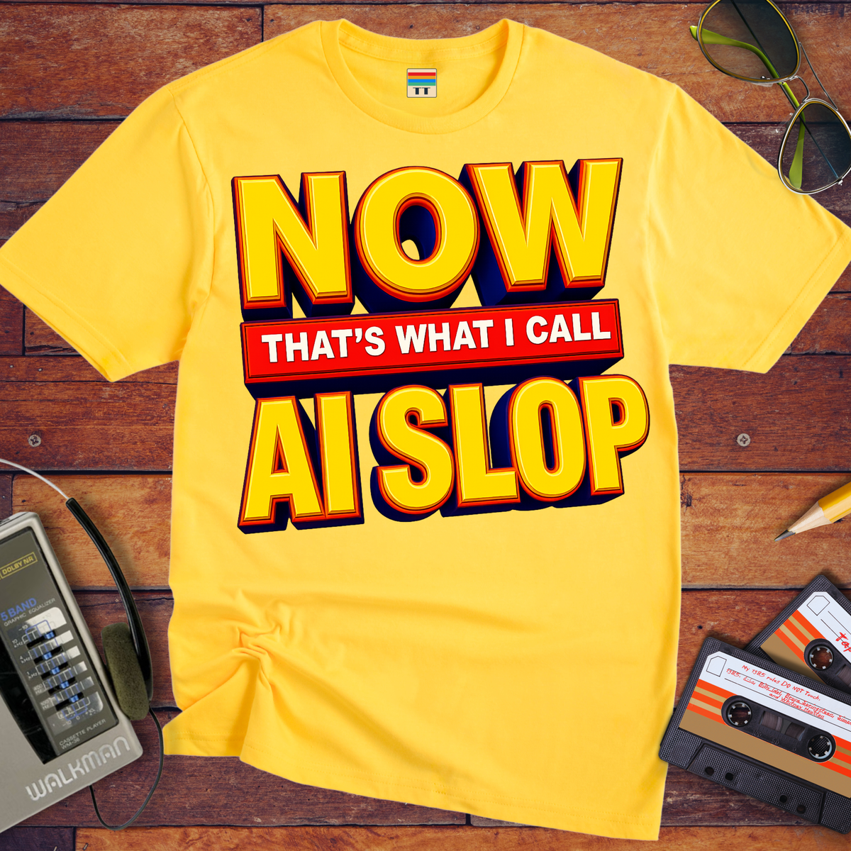 'Now that's what I call AI slop' Funny T-Shirt