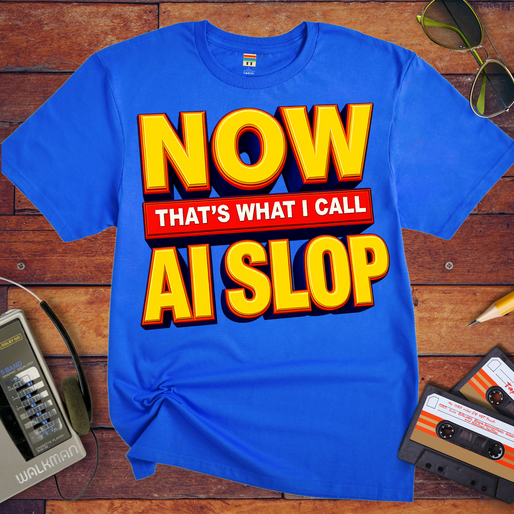 'Now that's what I call AI slop' Funny T-Shirt