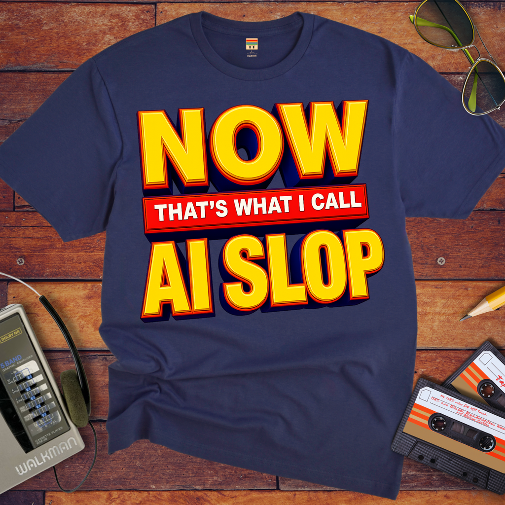 'Now that's what I call AI slop' Funny T-Shirt