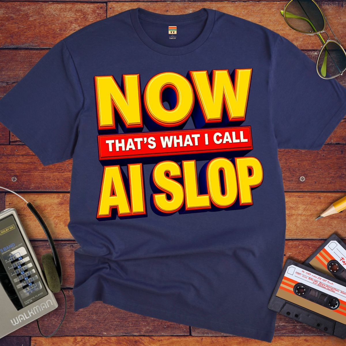 'Now that's what I call AI slop' Funny T-Shirt