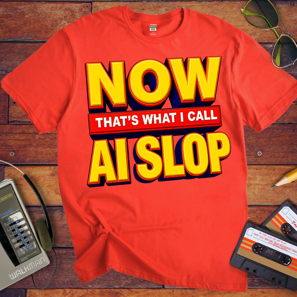 'Now that's what I call AI slop' Funny T-Shirt