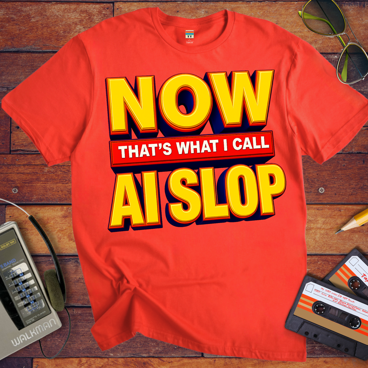 'Now that's what I call AI slop' Funny T-Shirt