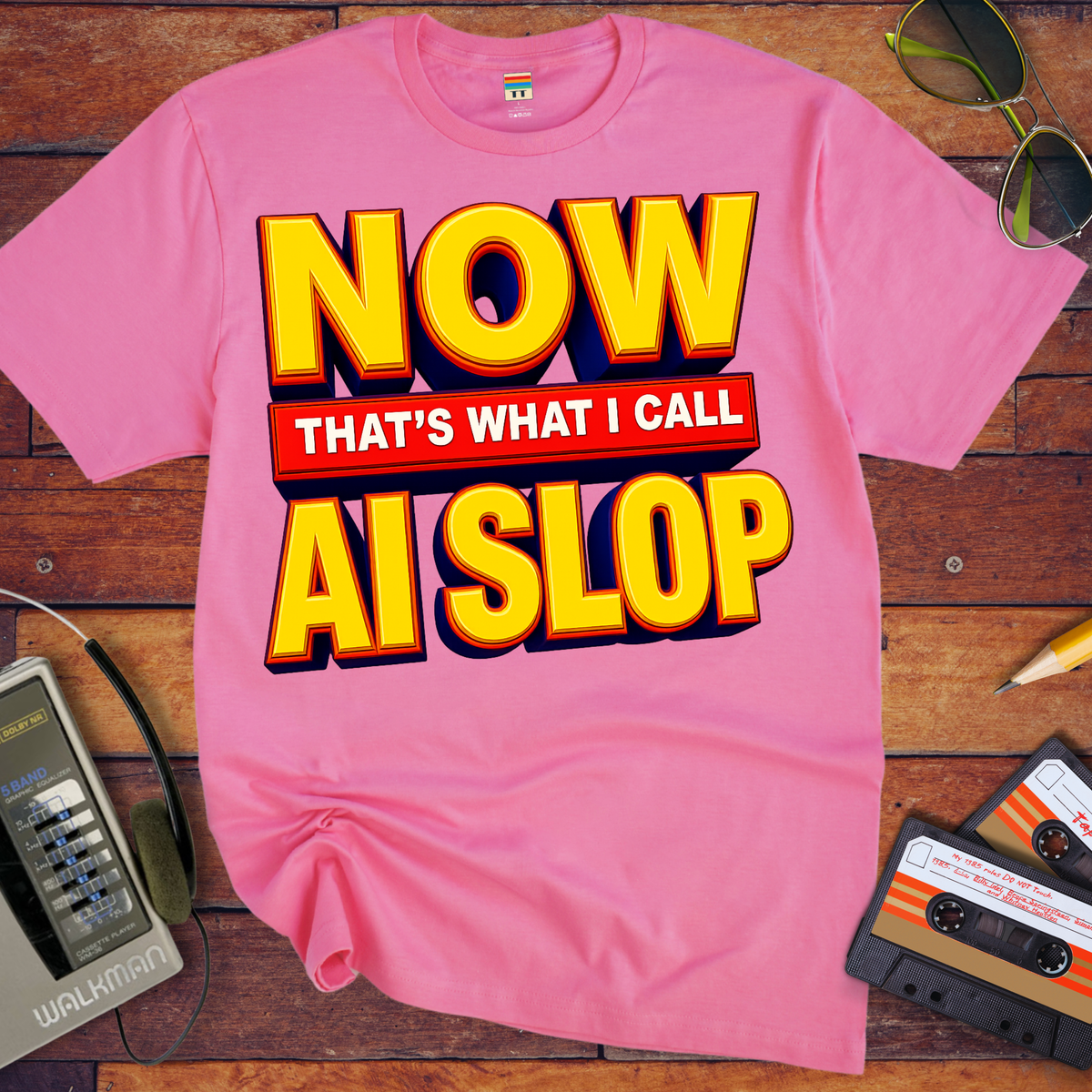 'Now that's what I call AI slop' Funny T-Shirt