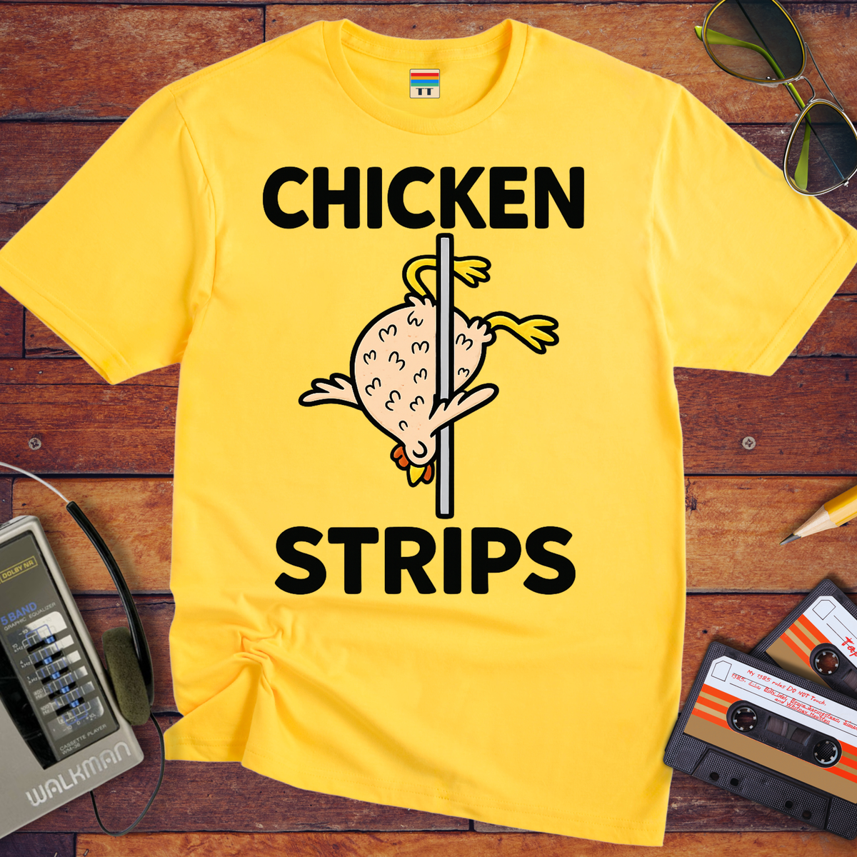 'Chicken Strips' Funny T-Shirt