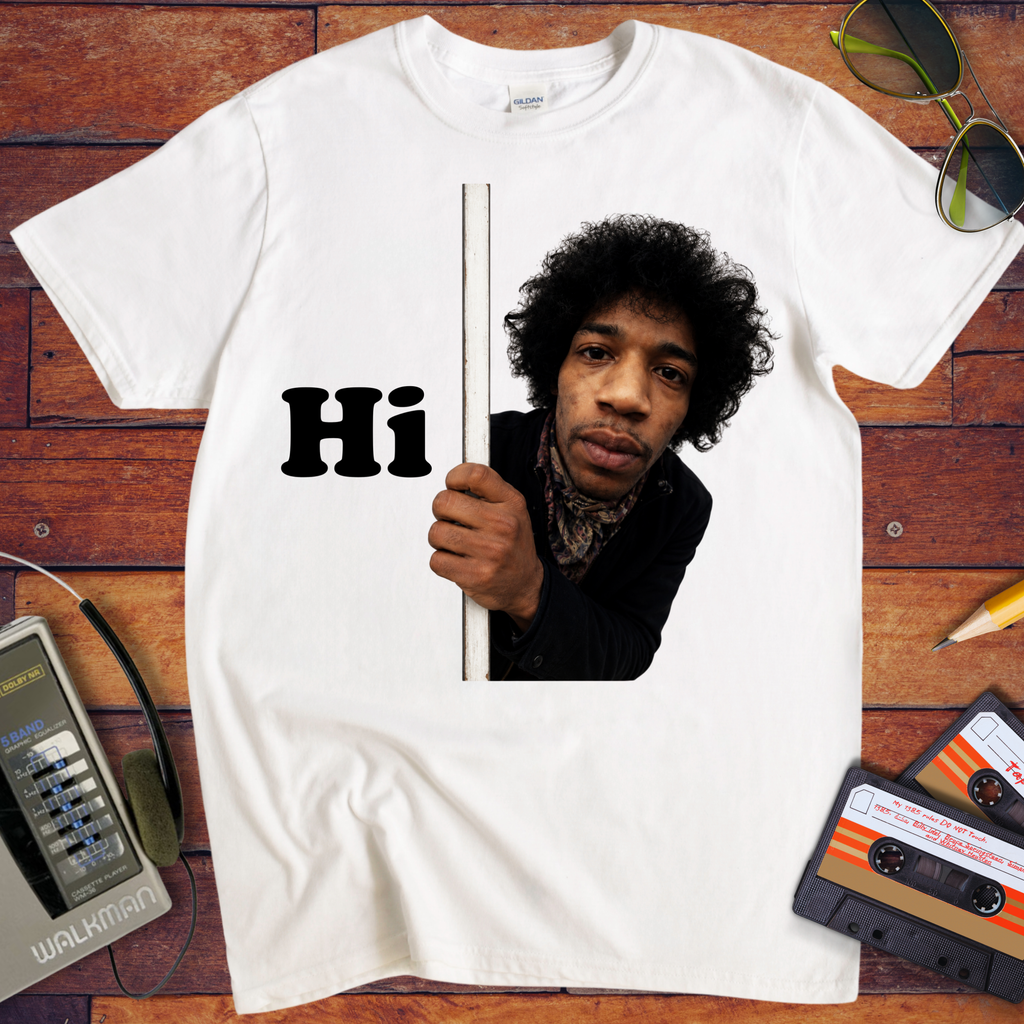 'Hi, Jimi Hendrix ' Funny T-Shirt