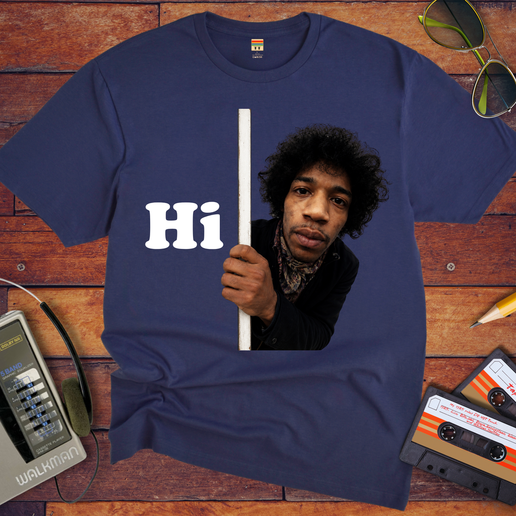 'Hi, Jimi Hendrix ' Funny T-Shirt