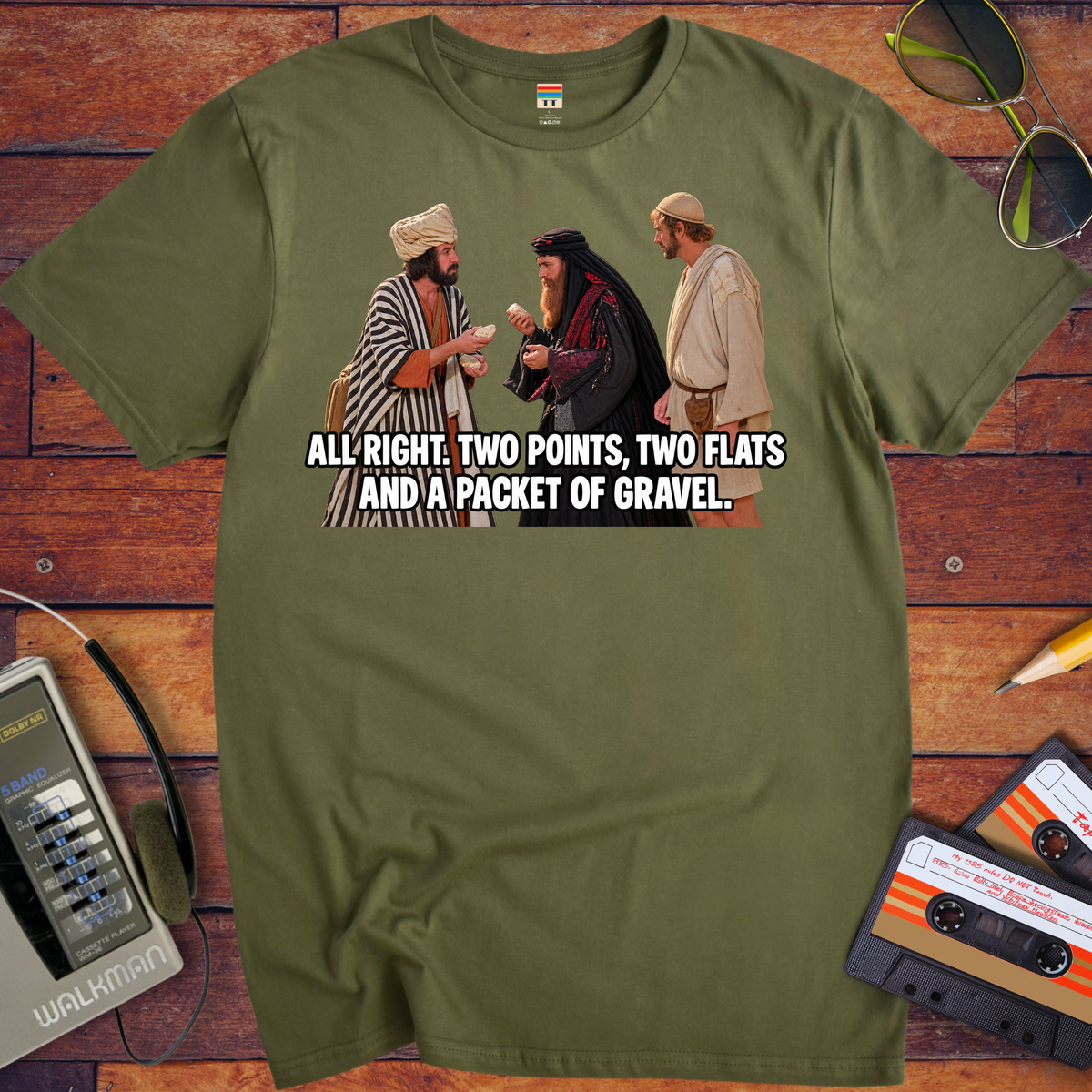 'All Right Two Points' Funny T-Shirt