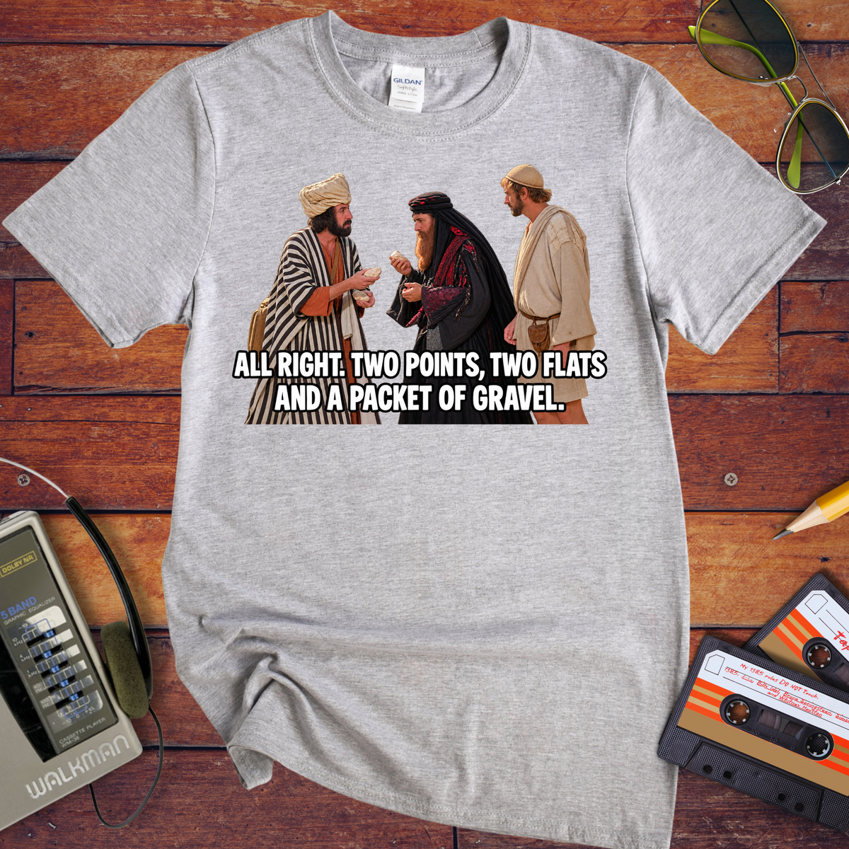 'All Right Two Points' Funny T-Shirt