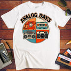 'Analog Days' Funny T-Shirts