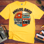 'Analog Days' Funny T-Shirts