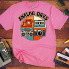 'Analog Days' Funny T-Shirts