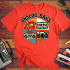 'Analog Days' Funny T-Shirts