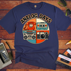 'Analog Days' Funny T-Shirts