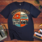 'Analog Days' Funny T-Shirts