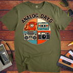 'Analog Days' Funny T-Shirts