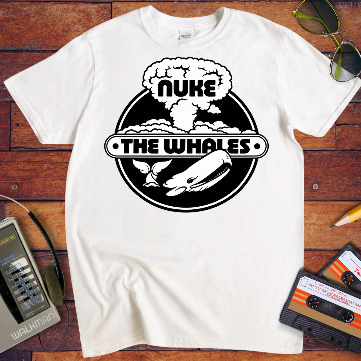 'Nuke The Wales' Funny T-Shirts
